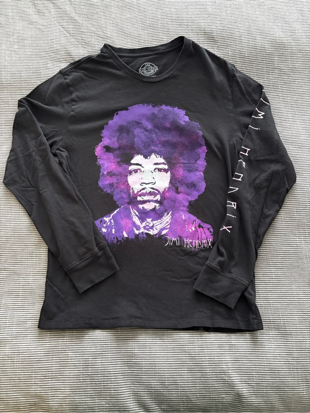 Jimi Hendrix Long Sleeve Graphic Tee